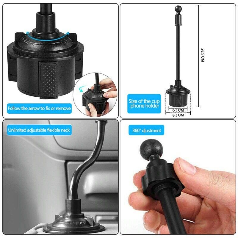 Car water cup holder mobile phone holder