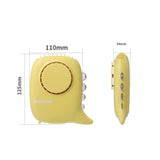 USB Rechargeable Mini Fan Electric Portable Air Cooler Hanging Neck Travel Cooling Fan Summer Handheld Small Cooling Fans