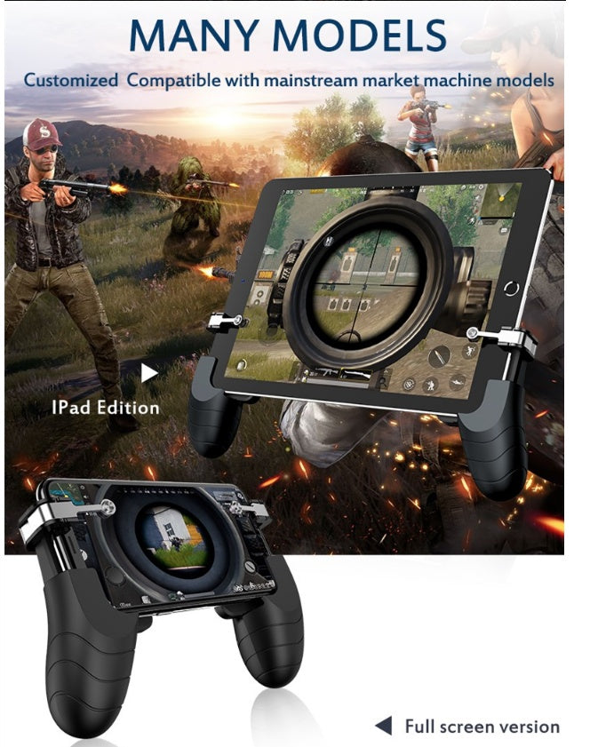 Metal button integrated reversible gamepad